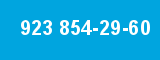 923 854-29-60 923 854-29-60